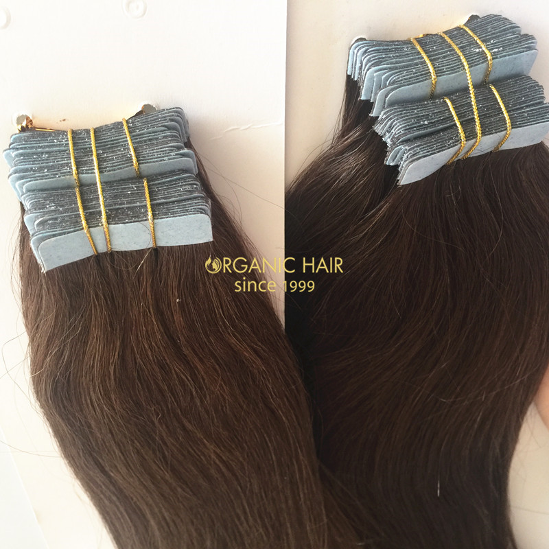 Cheap Brazilian hair-100% remy hair tape in hair extensions uk h1